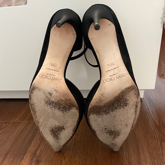 Lucy 100 Black suede Jimmy Choo Pump - Picture 9 of 9